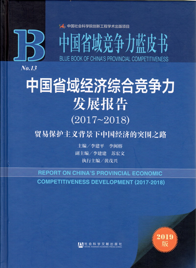 肏老女人的屁眼中国省域经济综合竞争力发展报告（2017-2018）